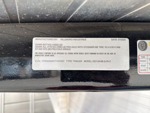 2026 HILLSBORO ENDURA ES7-24-68 Base