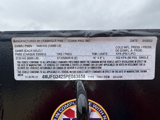 2023 CORN PRO 20+4 6K Base