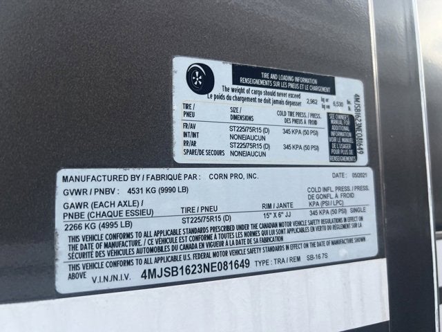 2022 CORN PRO SB-16 7S Base