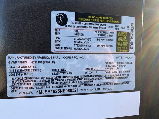 2022 CORN PRO SB-16 7S Base