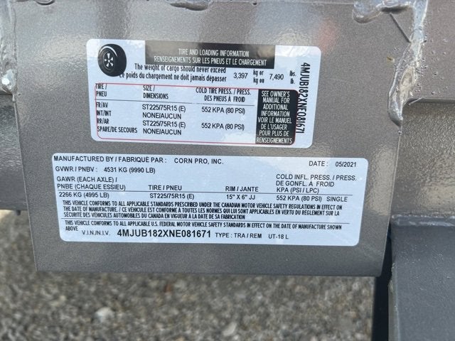 2022 CORN PRO UT-18 L Base