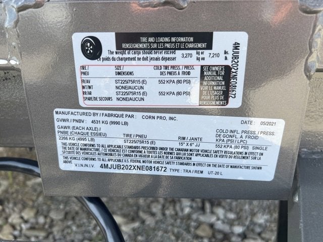 2022 CORN PRO UT-20 H Base