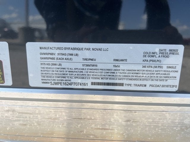 2023 PACE CARGO FLAT SE 7X16 Base